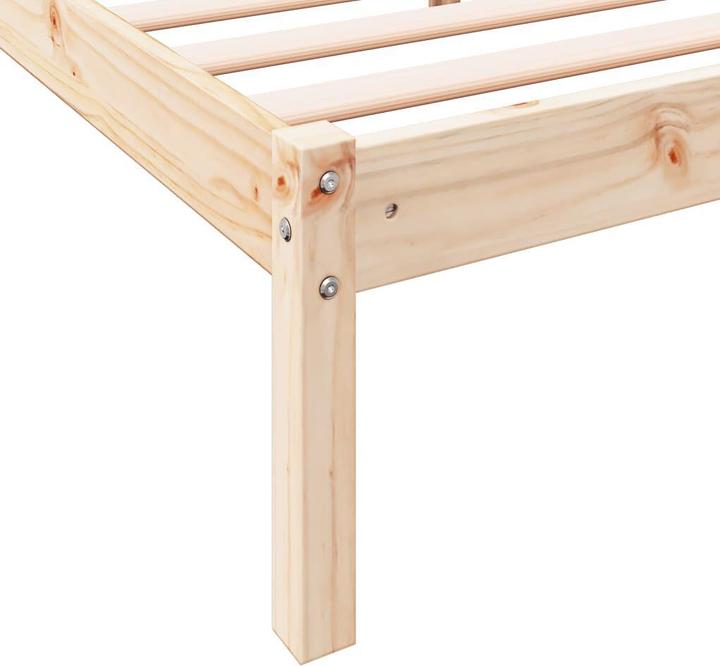 Produktbild VidaXL Bett Extra Lang ohne Matratze 140x210 (140 x 210 cm)