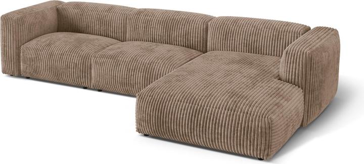 Image du produit Micadoni Canapé D'Angle Droit Modulaire, "Martina", 3 Places, 332x176x75 Fabriqué en Europe (Canapé d'angle)