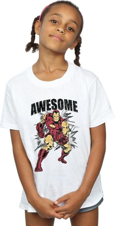 Immagine prodotto Awesome Iron Man Maglietta Ragazze (128)
