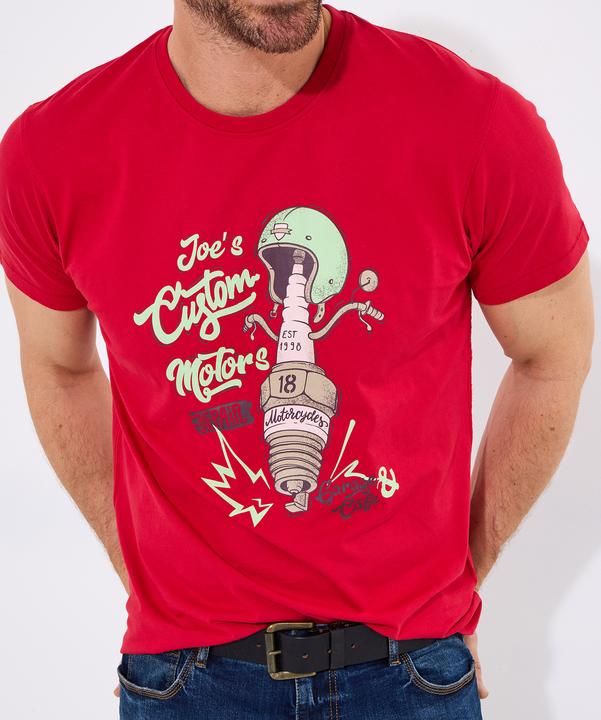 Image du produit Joe Browns Motors Helmet & Engine Graphic T-Shirt (XXL)