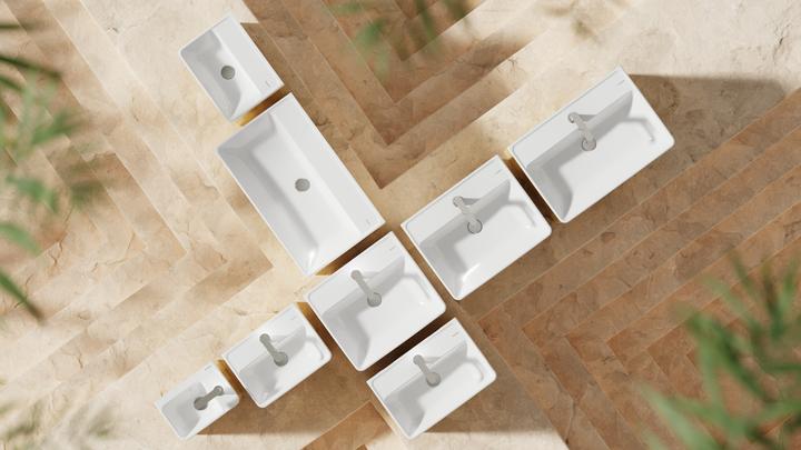 Immagine prodotto hansgrohe Xanuia Q lavabo, senza foro per rubinetto, con troppopieno, 500x390 mm, SmartClean, bianco