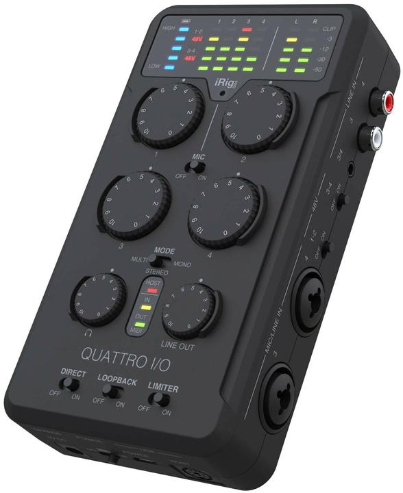 IK Multimedia Audio Interface IRig Pro Quattro I/O Deluxe (USB)