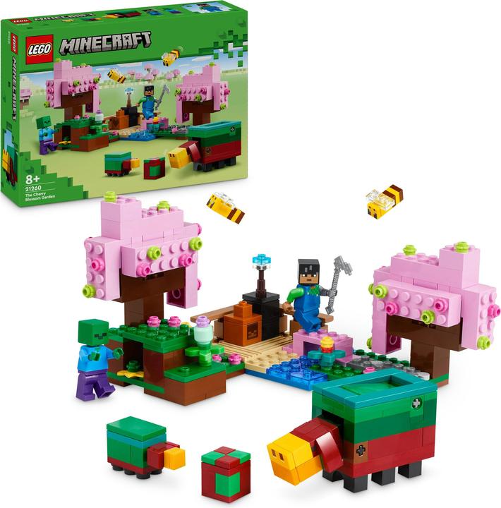 Actual product image LEGO The cherry blossom garden (21260, LEGO Minecraft)