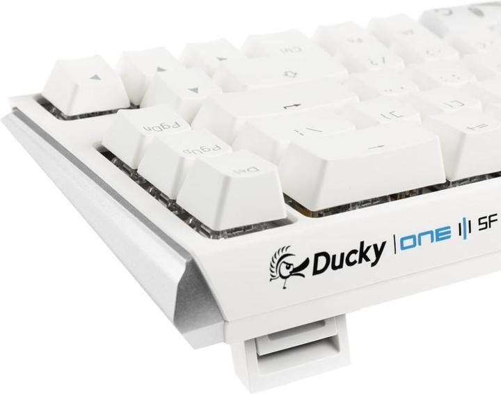 Produktbild Ducky One 3 Classic Black/White Mini Gaming Tastatur, RGB LED - MX-Brown (US) (US, Kabelgebunden)