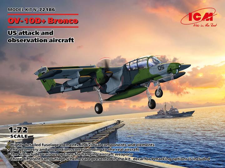 Immagine prodotto ICM OV-10D+ Bronco, aereo d'attacco e d'osservazione statunitense