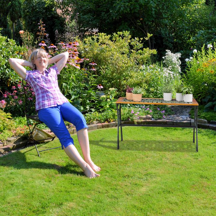 Produktbild Relaxdays Gartentisch (98 cm)