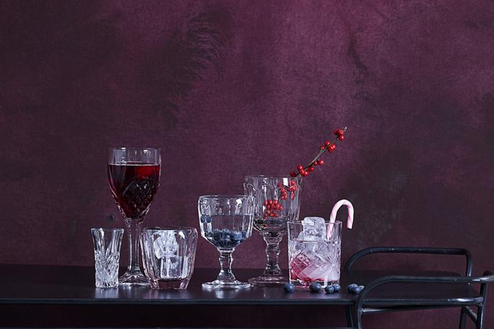 Actual product image Lene Bjerre Shot glass Cristel 50 ml, 6 pieces, Transparent (0.50 dl, 6 x, Shot glass)