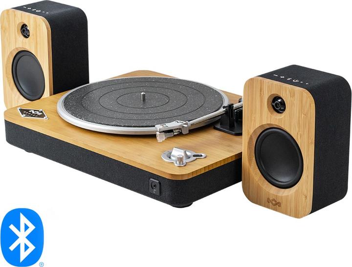 House of Marley Stir It Up Wireless Turntable + Get Together Duo (Manuell)