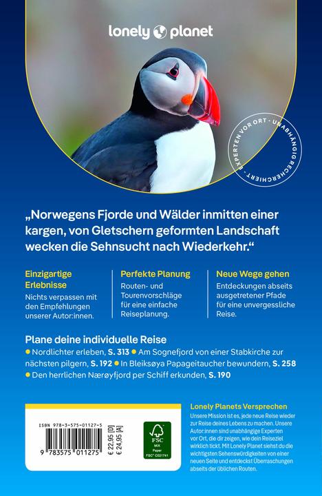 Actual product image Reiseführer Norwegen (German, Gemma Graham, Annika Hipple, Hugh Francis Anderson, 2024)
