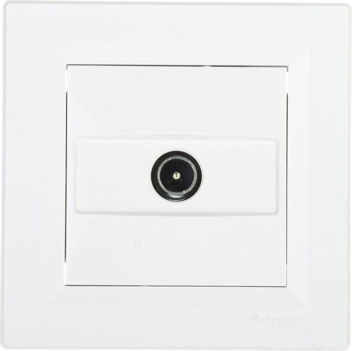 Produktbild Schneider Electric ASFORA TV-Anschlussbuchse 1dB weiss - EPH3200121 (Antennendose)