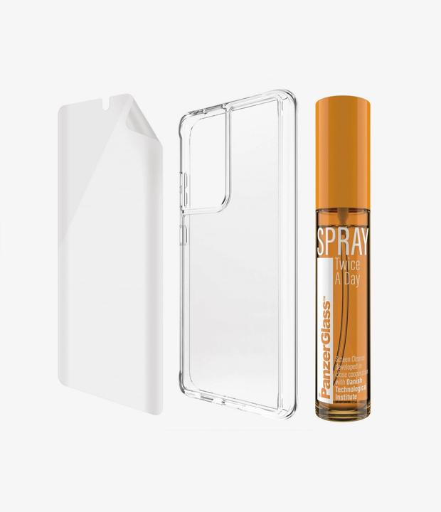 Actual product image PanzerGlass 360° Protection - Glass + Cover (1 Piece, Samsung Galaxy S21 Ultra)