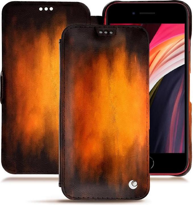 Productafbeelding Noreve Lederen omslag horizontaal (Apple iPhone SE (2e generatie))