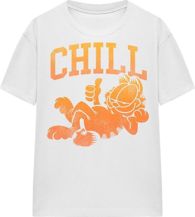 Actual product image Garfield Unisex Adult Chill Neon T-Shirt (L)