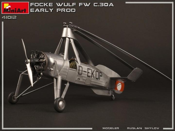 Actual product image Mini art Focke-Wulf Fw C.30A Locust. Early Prod
