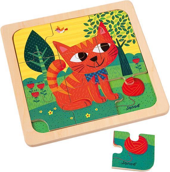 Produktbild Janod Puzzlekoffer 3 (9 Teile)