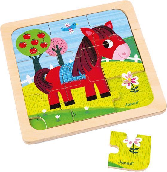 Produktbild Janod Puzzlekoffer 3 (9 Teile)