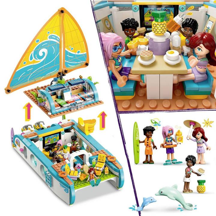 Immagine prodotto LEGO 42664 ® AMICI avventura in barca a vela (42664, LEGO Friends)