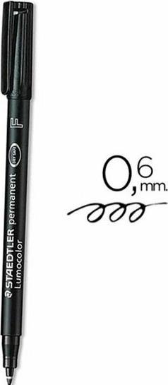 Immagine prodotto Staedtler Lumocolor permanente (Nero, 0.60 mm, 1 x)