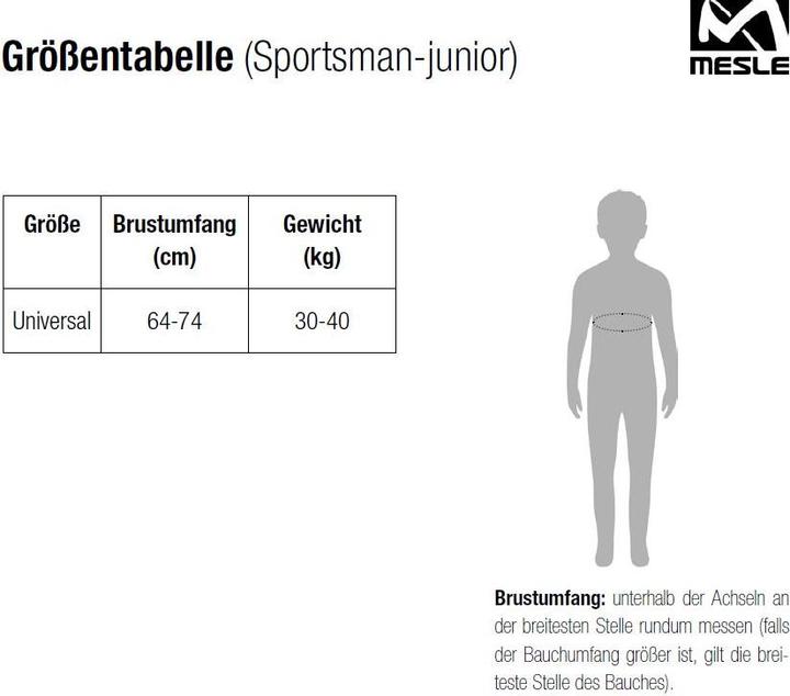 Actual product image Mesle Life Vest Sportsman Junior (One size, 30-40 kg)