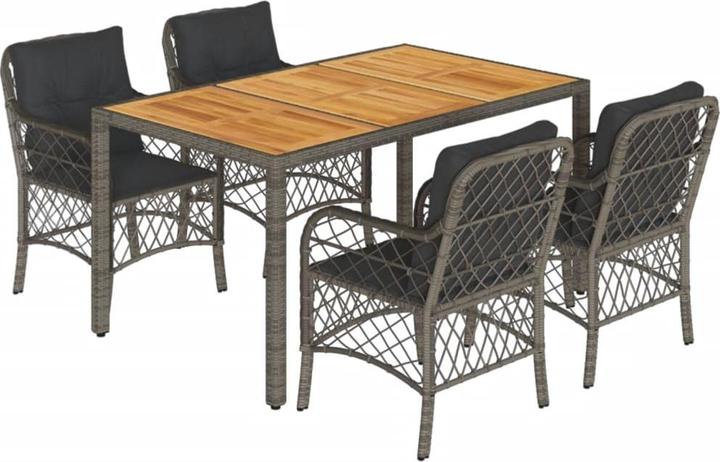 Immagine prodotto VidaXL Set da salotto da giardino da 10 pezzi con cuscini (150 cm)