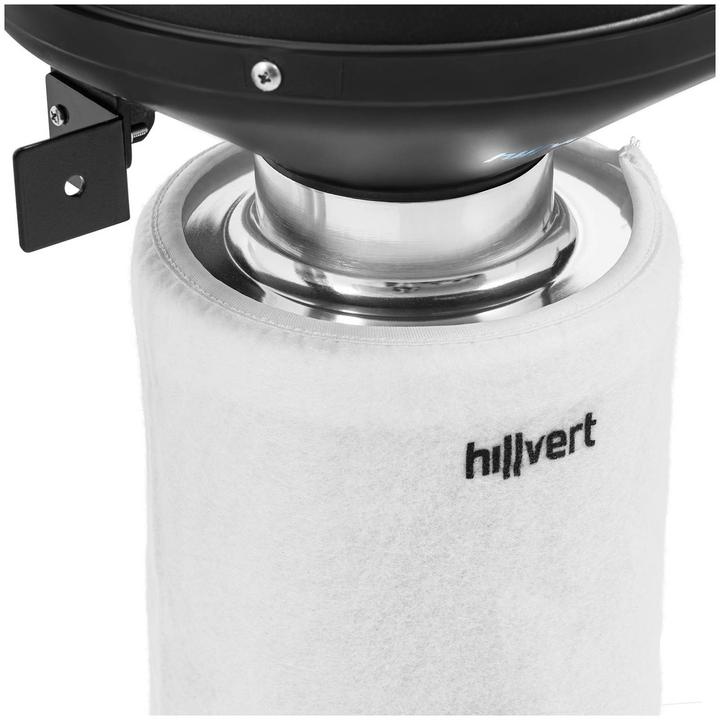 Produktbild Hillvert Abluftset Aktivkohlefilter 50 cm, Rohrventilator, Abluftschlauch 249,6 m³/h