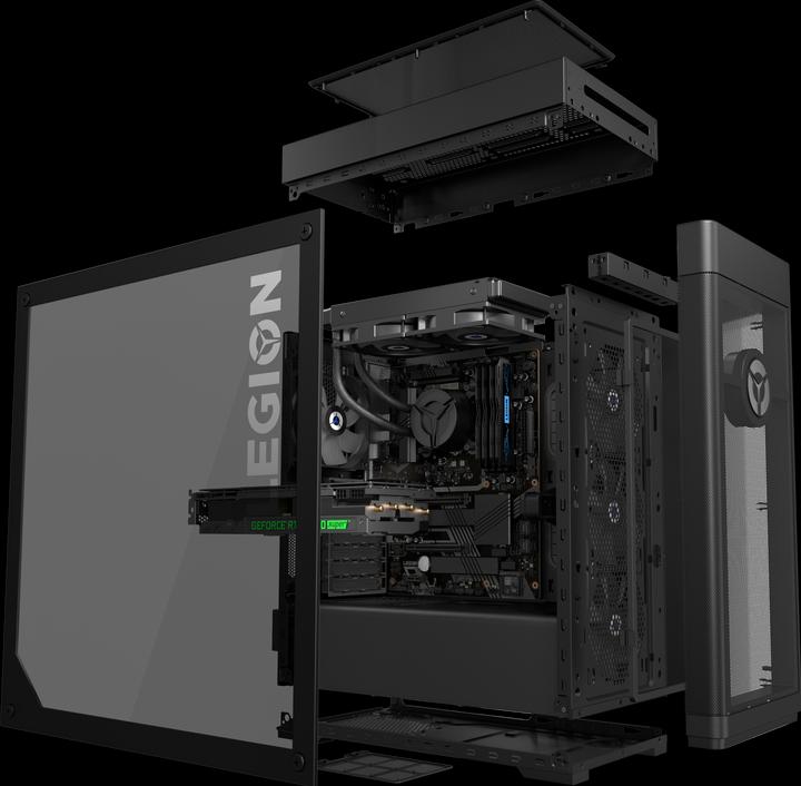 Actual product image Lenovo Legion T7 (Intel Core i7-10700KF, 16 GB, 512 GB, GeForce RTX 3070)