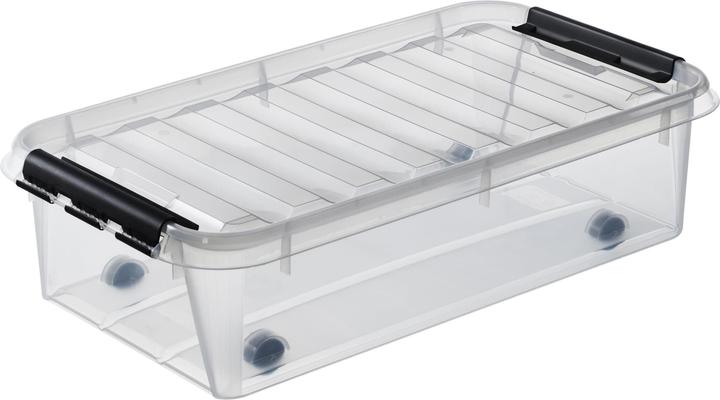 Immagine prodotto Ebnat Scatola di trasporto con coperchio e rotelle (31 l)