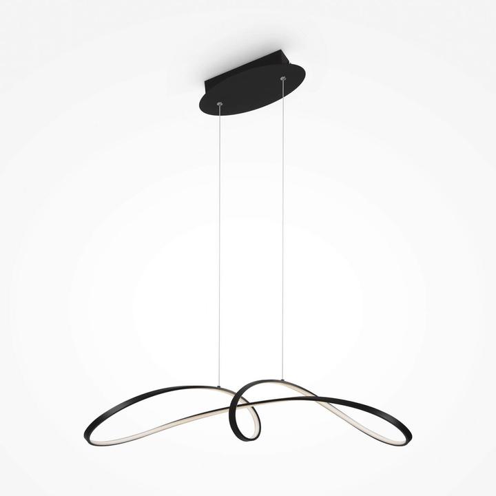 Immagine prodotto Maytoni Lampada a sospensione Curve LED, luce a sospensione 42W Nero 85Ra Bianco neutro (2800 lm)