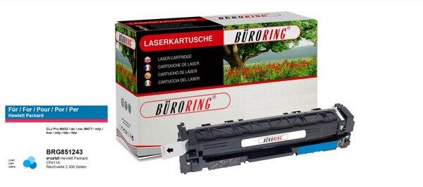 Actual product image Büroring Toner Cartridge, ersetzt HP CF411, ca. 2.300 Seiten, cyan