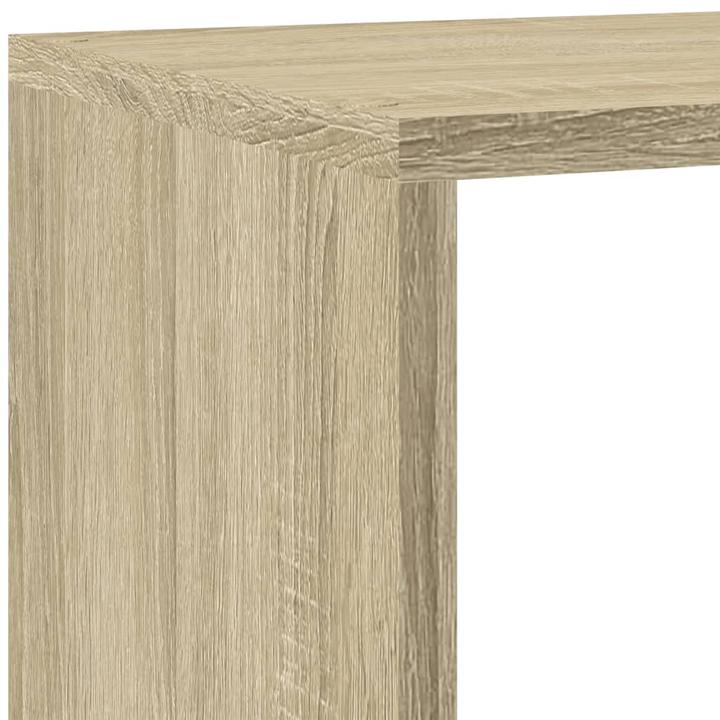 Actual product image VidaXL Room divider Bookcase Standing shelf Staircase shelf 4 steps Sonoma oak