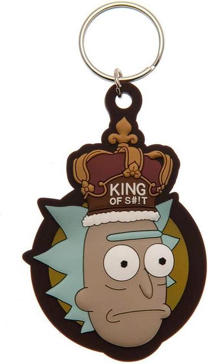 Rick And Morty King Of Shit Gummi Schlüsselanhänger