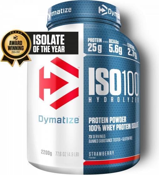 Produktbild Dymatize ISO 100 Hydrolyzed (Erdbeere, 1 Stk., 2264 g)
