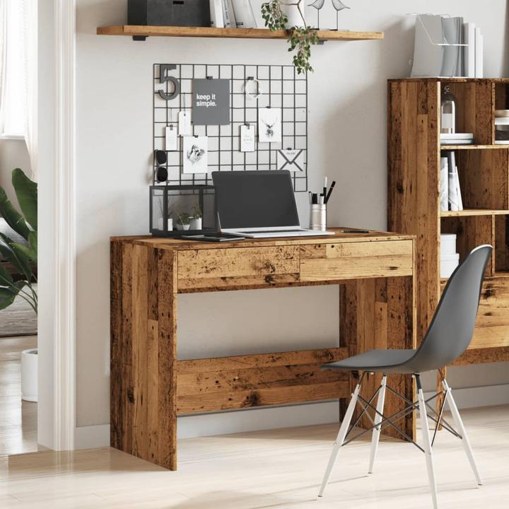 Image du produit VidaXL Schreibtisch Bürotisch Computertisch Arbeitstisch Tisch Altholz-Optik