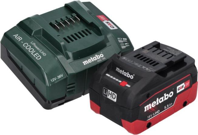 Actual product image Metabo AS 18 L PC Compact cordless vacuum cleaner 18 V 6 l IPX4 dust class L wet and dry + 1x battery 5.5 (Wet dry vacuum cleaner)