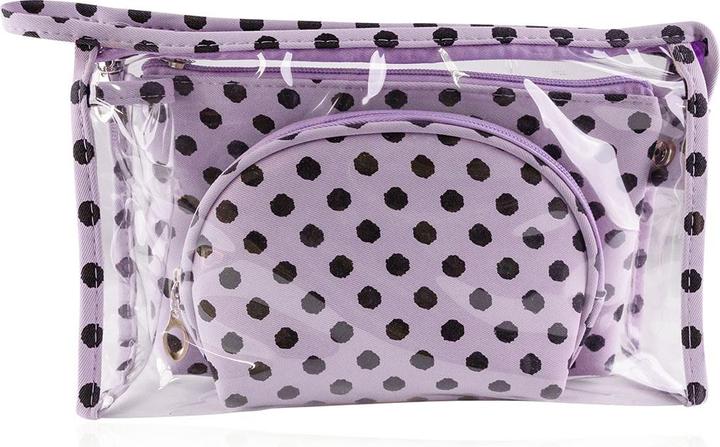 Actual product image Accentra Toiletry bag with polkadot print