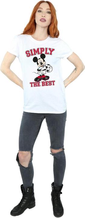 Immagine prodotto Disney Mickey Mouse Simply The Best Maglietta Ampia Donna (S)