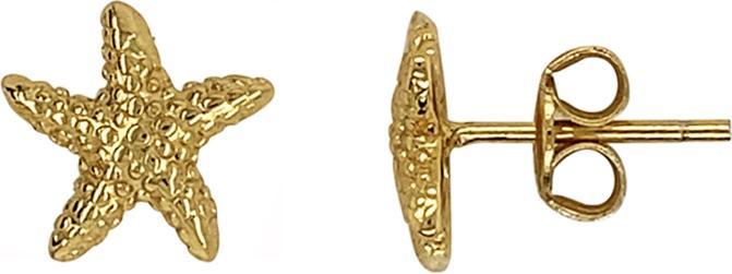 Leyda Ohrstecker Seestern (Silber 925 1 Mikron Gelb Vergoldet 18 K)