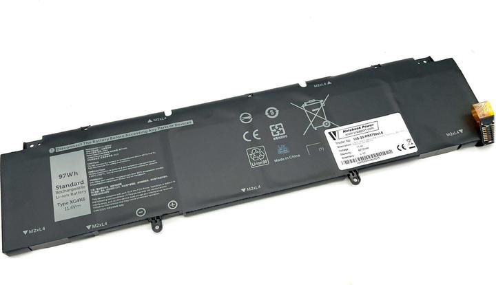 Actual product image Vistaport Battery for Dell Precision, XPS, XPS 17 (6 Cells, 8510 mAh)