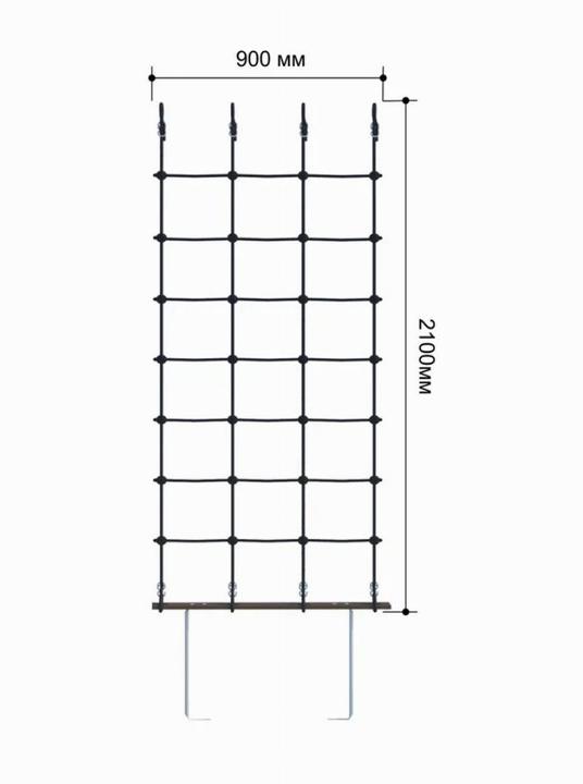 Produktbild Garden Luxus Kletternetz für Klettergerüste