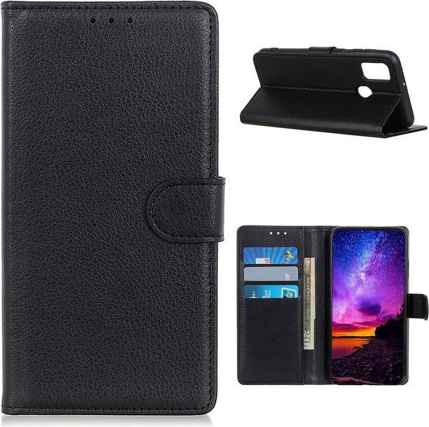 Actual product image MU Classic Litchi Leather Bookcover Series (Wiko View 5, Wiko View 5 Plus)