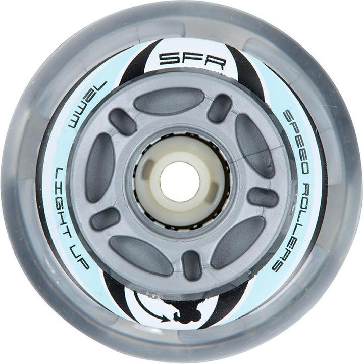 Sfr Inline Skate Wheels Light Up Inline Silver 2023
