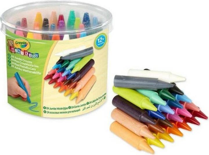 Actual product image Crayola Mini Kids - Dick wax crayons (Multi-colours, 24 x)