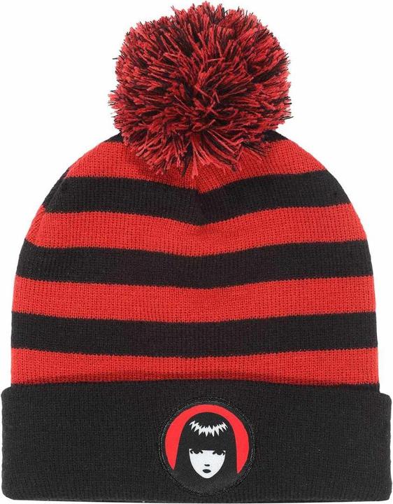 Actual product image Universal Textiles Unisex Adult Striped Pom Pom Beanie