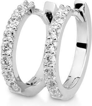 Produktbild Breuning Creolen - BRILL. 0,48 Ct. H/si (750/18 K Gold)