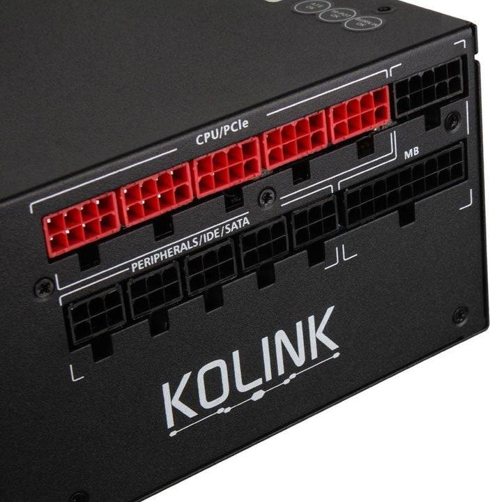 Actual product image Kolink Continuum 80 PLUS Platinum power supply, modular - 1050 Watt (1050 W)