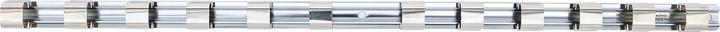 Actual product image BGS Socket Rail with 12 Clips 20 mm (3/4") (20 mm)