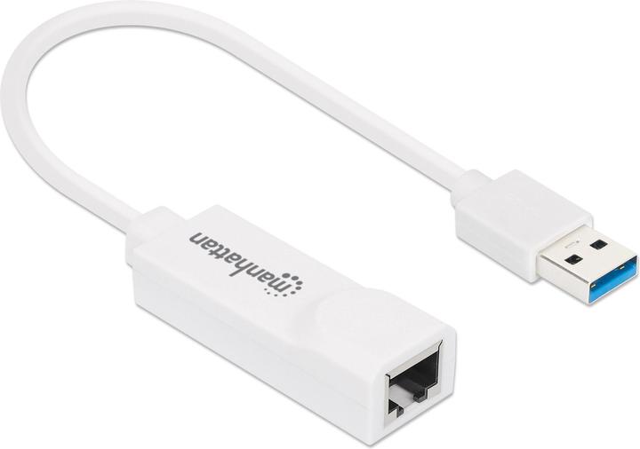 Produktbild Manhattan USB auf Ethernet Adapter (USB 3.0, RJ45 (1x))