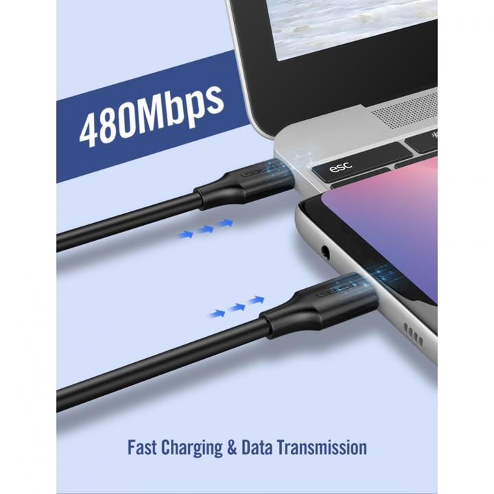 Actual product image Ugreen USB-C Power Delivery QC 3.0 20V 3A 60W (2 m, USB 2.0, 20 W)