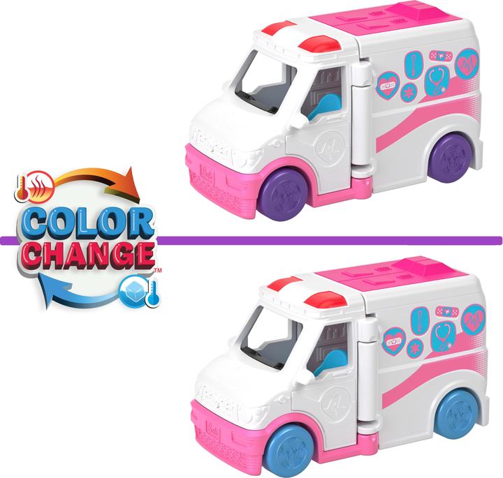 Actual product image Barbie Mini BarbieLand Ambulance with doll