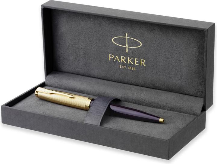 Image du produit Parker Stylo à bille 51 Plum G.C. M (Or, Bleu, 1 x)